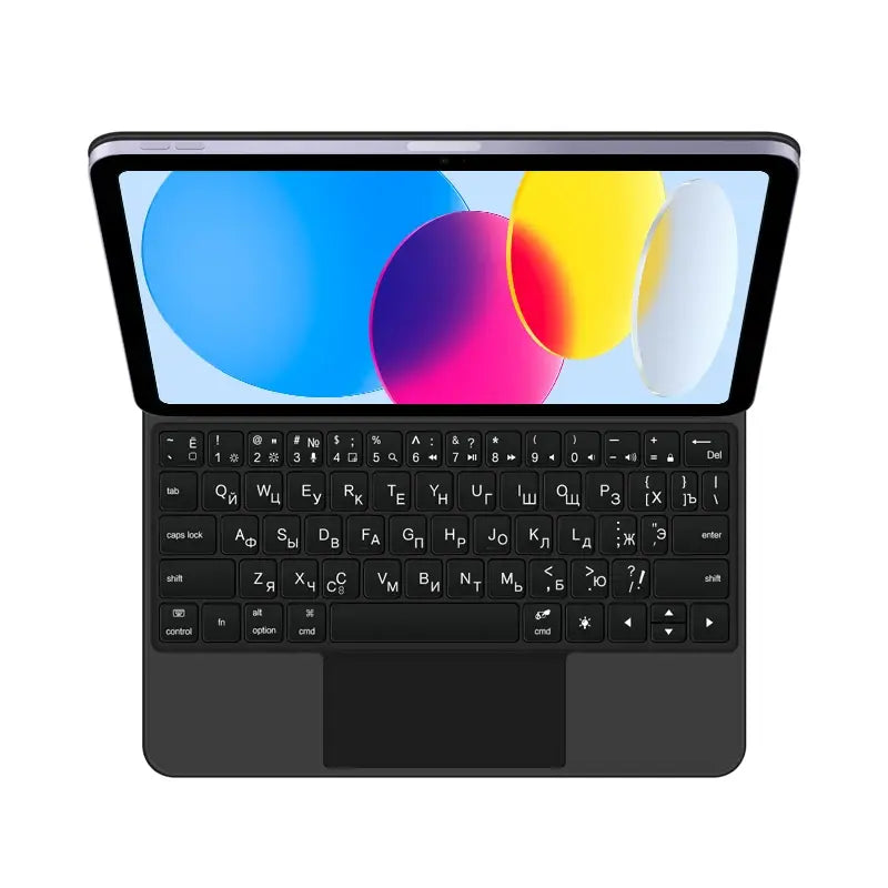 LuminaPad Pro - Capa Magnética com Teclado Iluminado Flutuante para iPad 10, 10ª Geração