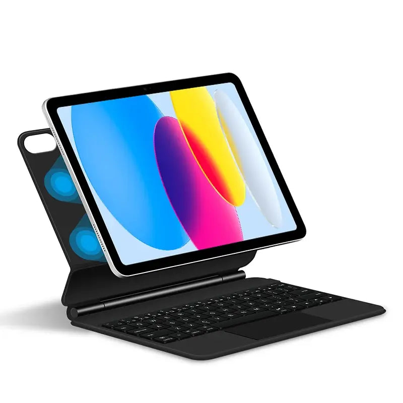 LuminaPad Pro - Capa Magnética com Teclado Iluminado Flutuante para iPad 10, 10ª Geração