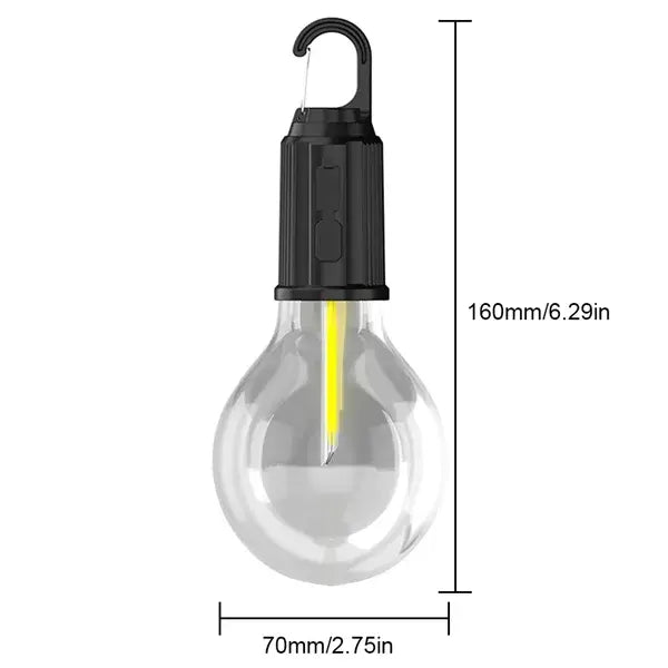 Lâmpada Led Recarregável Portátil 100LM ( 3 Unidade )