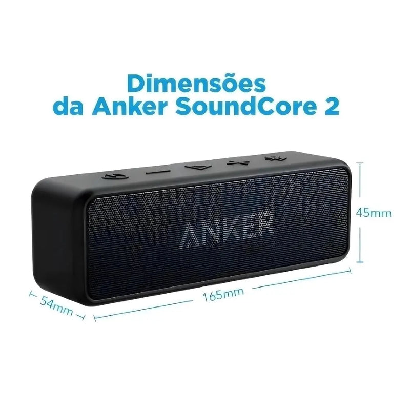 Caixa de Som Anker Soundcore 2 Bluetooth 12W