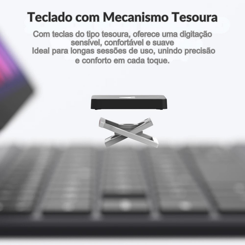 teclado magnético iPad Mini 6 e 7, teclado com suporte flutuante cantilever, teclado retroiluminado para iPad Mini, teclado bluetooth 5.2 com touchpad, teclado com rejeição de palma iPad Mini, teclado com bateria 60 dias, teclado com teclas tipo tesoura, acessório premium iPad Mini 6 7, teclado com conexão automática, teclado portátil com alumínio e PU
