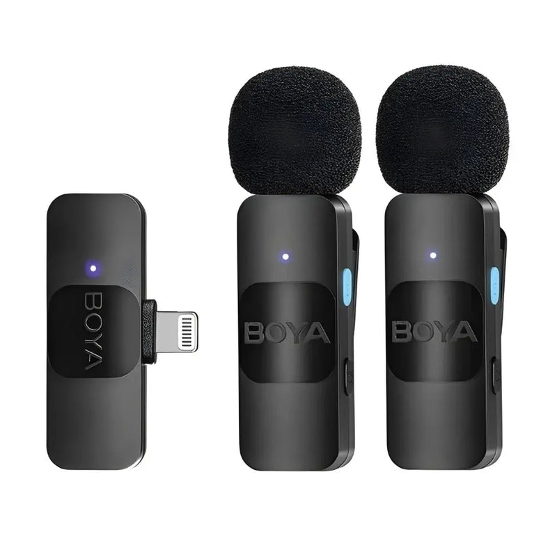 Microfone de Lapela Boya Wireless BY-V2