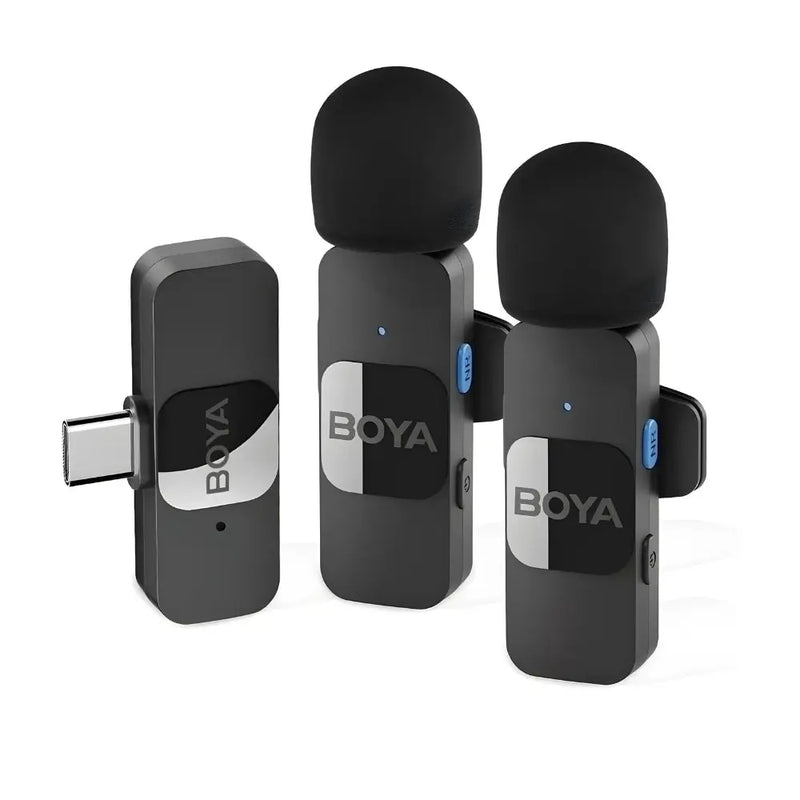 Microfone de Lapela Boya Wireless BY-V2