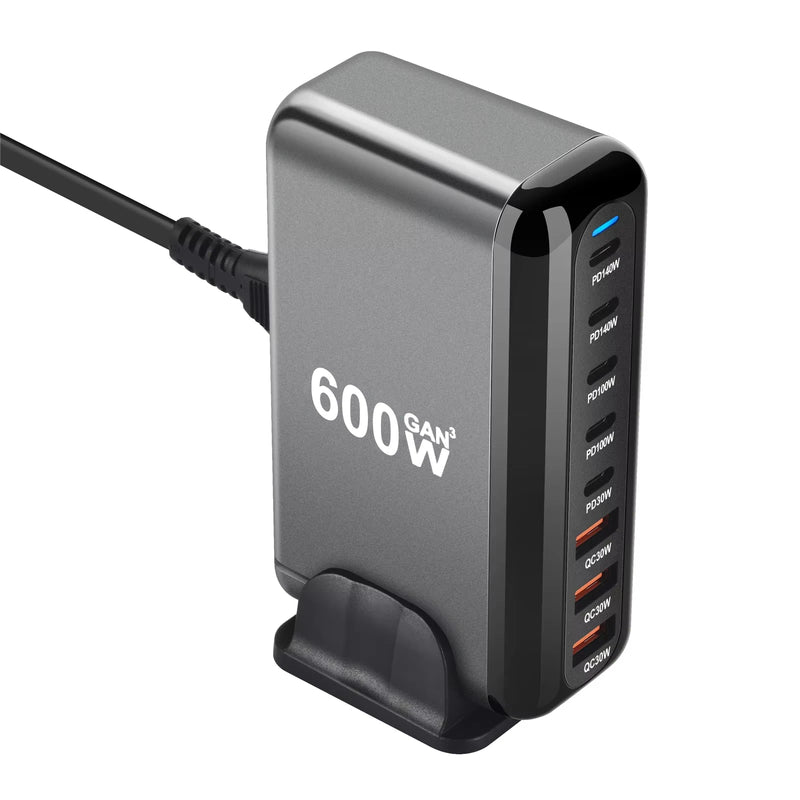 carregador xiaomi 600w 8 portas, carregador rápido usb múltiplo, carregador portátil para escritório, carregador com recarga inteligente, carregador com 8 saídas usb, estação de carregamento para família, carregador usb pd compatível, carregador potente para eletrônicos, carregador compacto de alta capacidade, carregador multi dispositivos xiaomi
