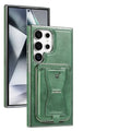 Case LeatherVault – Couro Genuíno + Carteira Magnética