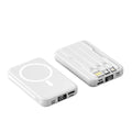 power bank magnético 30000mAh, carregador sem fio com cabos embutidos, power bank com display digital led, carregador magsafe para celular, carregador portátil compatível qi, power bank com lightning tipo-c micro usb, carregador de alta capacidade 30000mAh, carregador portátil para viagem, power bank compacto e potente, carregador universal para smartphone

