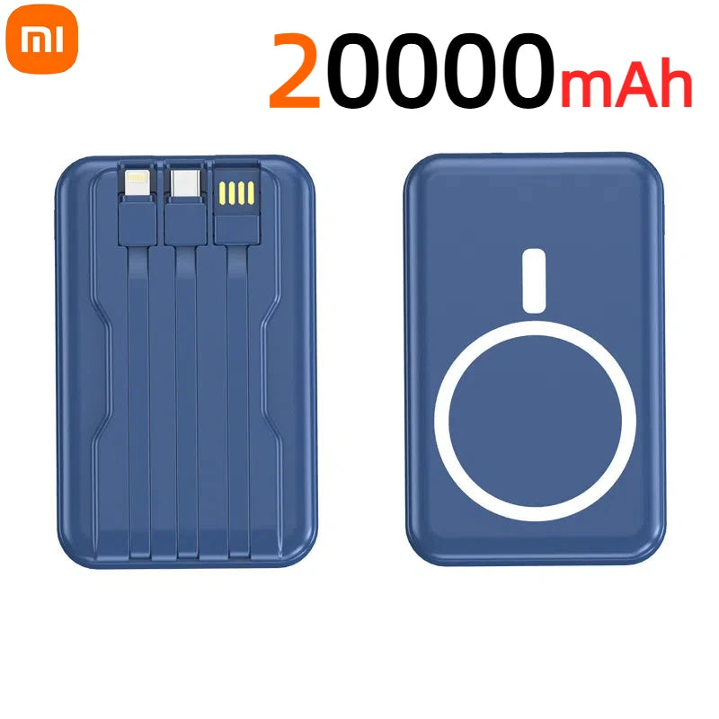 Power Bank Magnético com Display Digital 20000mAh