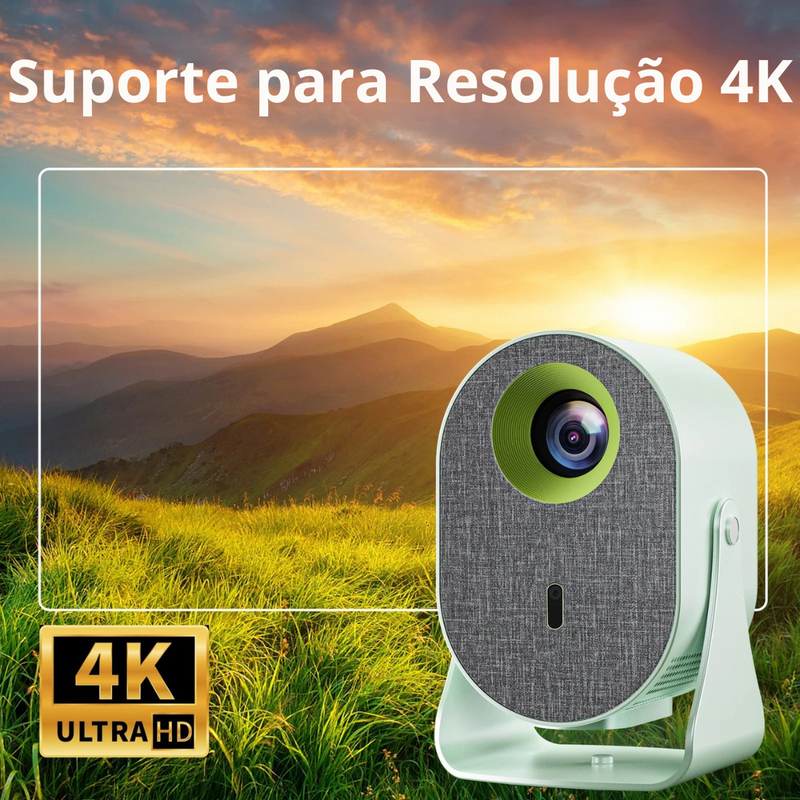 mini projetor portátil 720p hd, projetor com wi-fi 5g e bluetooth, projetor com suporte giratório 90°, projetor com sistema android 9.0, projetor hdmi usb av compatível, projetor com alto-falante embutido 5w, projetor compacto com controle remoto, projetor com correção automática de imagem, projetor portátil para filmes e jogos, projetor com suporte a vídeo 4k
