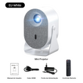 mini projetor portátil 720p hd, projetor com wi-fi 5g e bluetooth, projetor com suporte giratório 90°, projetor com sistema android 9.0, projetor hdmi usb av compatível, projetor com alto-falante embutido 5w, projetor compacto com controle remoto, projetor com correção automática de imagem, projetor portátil para filmes e jogos, projetor com suporte a vídeo 4k
