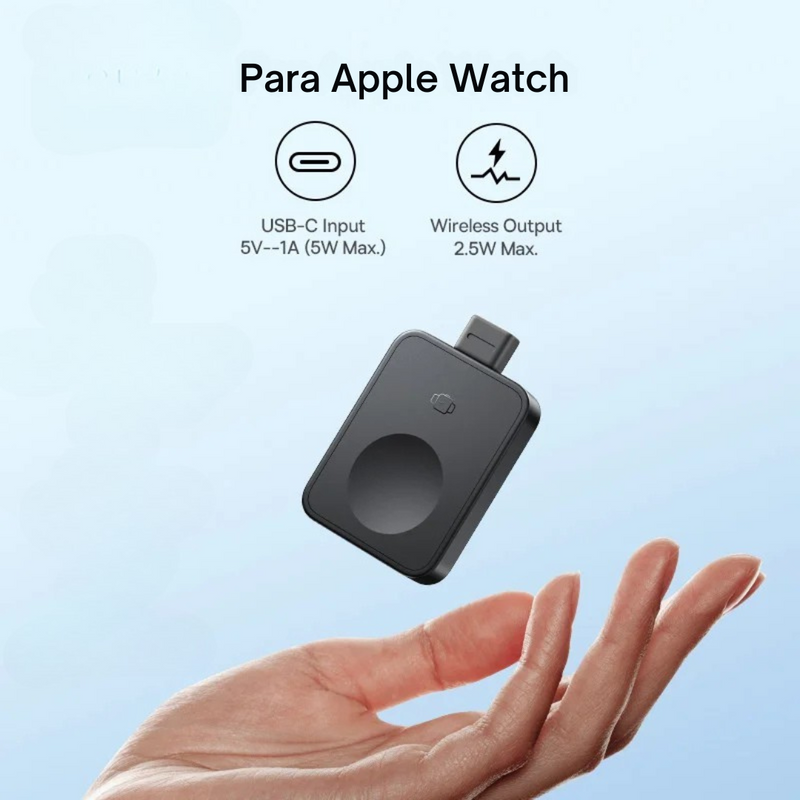 carregador magnético magpro apple watch, carregador sem fio para apple watch s1 a s10, carregador usb-c apple watch se ultra, dock compacto apple watch, carregador portátil magnético apple, carregador 2.5w para apple watch, carregador com encaixe magnético, carregador minimalista para viagens, carregador apple watch rápido e seguro, base de carregamento sem fio apple watch
