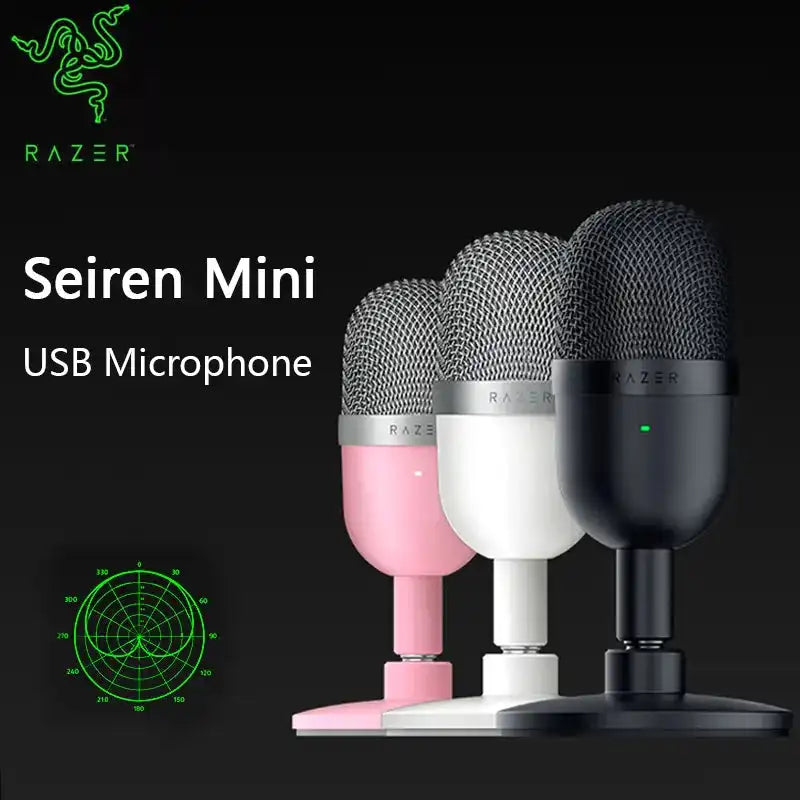 Microfone Condensador Razer Seiren Mini - USB Profissional