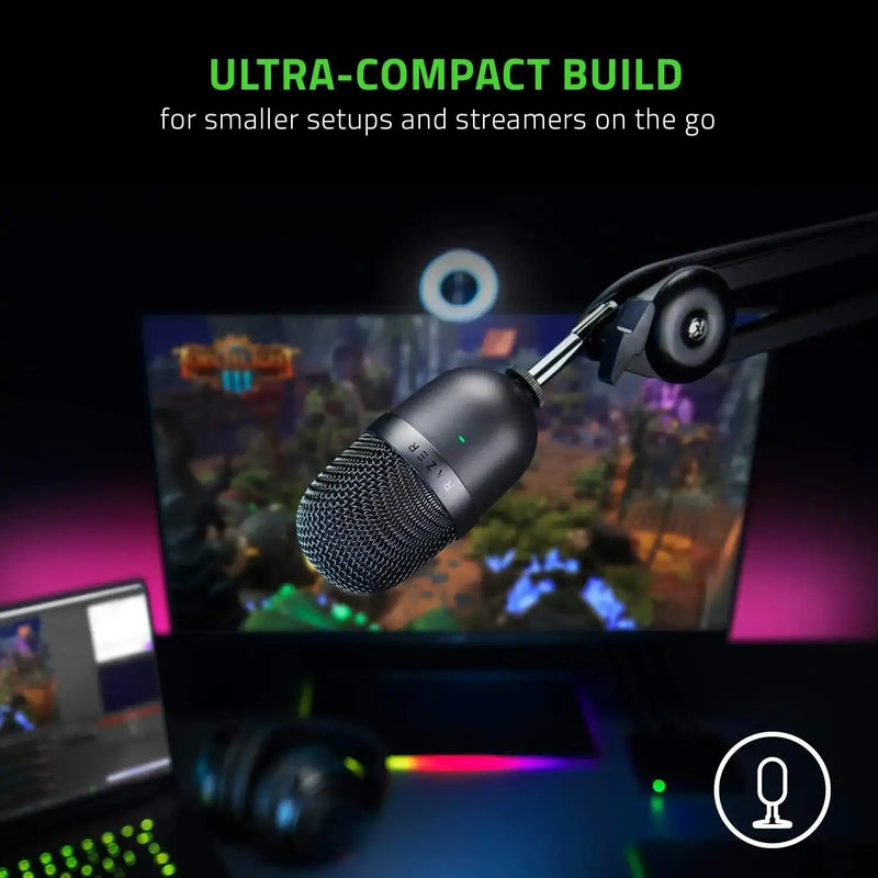 Microfone Condensador Razer Seiren Mini - USB Profissional