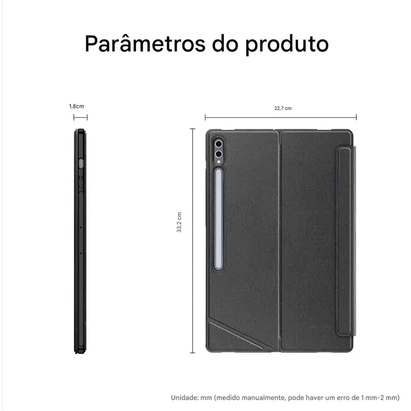 Teclado com Capa para Galaxy Tab Ultra 14.6” – Bluetooth, Touchpad e Luz de Fundo